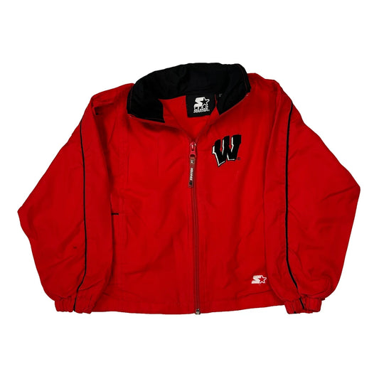 Vintage Age 5 Starter College Jacket - Small Red Polyester