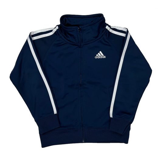 Vintage Age 24 Months Adidas Track Jacket - 2XS Navy Polyester