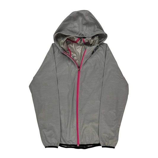 Asics Windbreaker - Large Grey Polyester