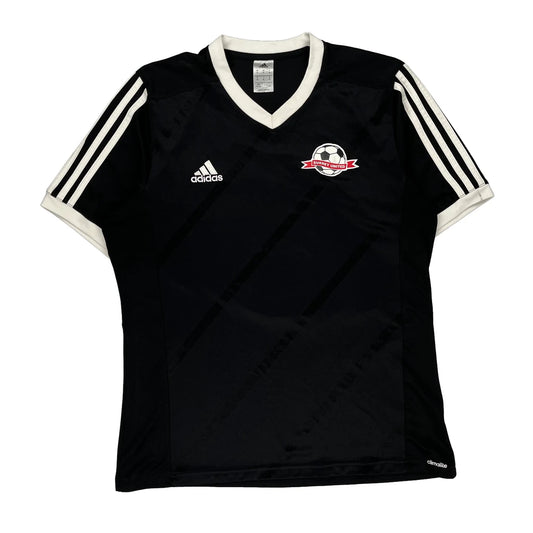 Adidas Football Shirt - XL Black Polyester