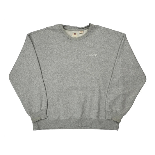 Levis Sweatshirt - Large Grey Cotton