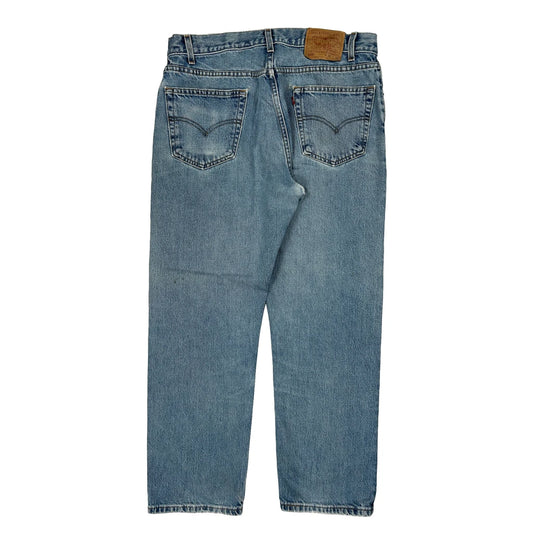 505 Levis Jeans - 34W 30L Light Wash Cotton