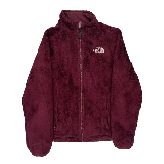 The North Face Fleece - Small Burgundy Polyester