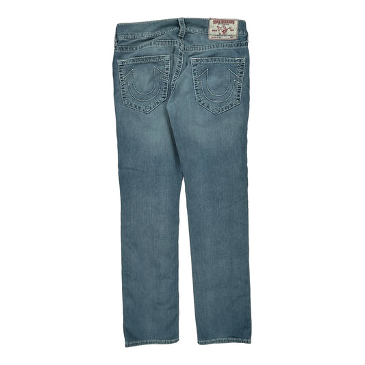 True Religion Slim Fit Jeans - 32W 30L Light Wash Cotton