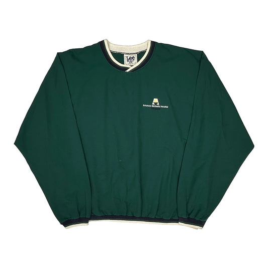 Vintage Arkansas Medical Hospital Lee Sport Windbreaker - XL Green Cotton