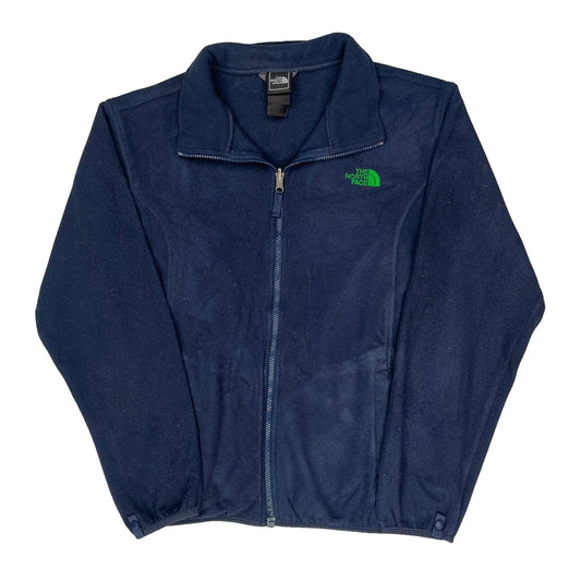 Vintage The North Face Fleece Jacket - Medium Blue Polyester