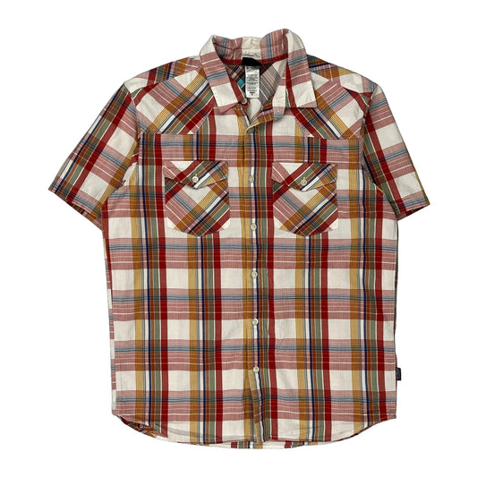 Patagonia Checked Short Sleeve Shirt - Medium Multicoloured Cotton