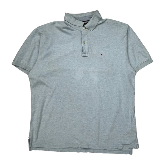 Tommy Hilfiger Polo Shirt - XL Blue Cotton