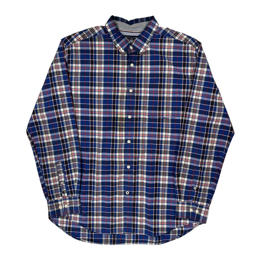 Tommy Hilfiger Checked Shirt - XL Blue Cotton