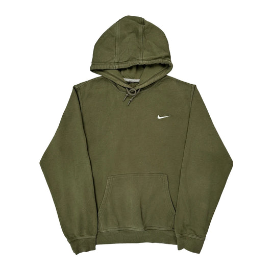 Nike Hoodie - Large Green Cotton