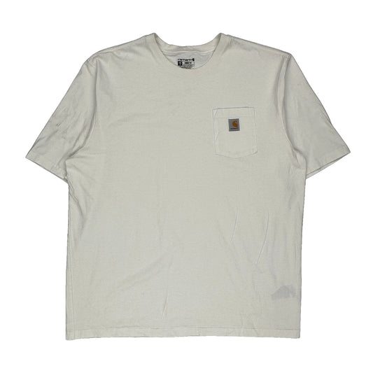 Carhartt T-Shirt - 2XL White Cotton