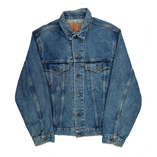 Levis Denim Jacket - Large Blue Denim