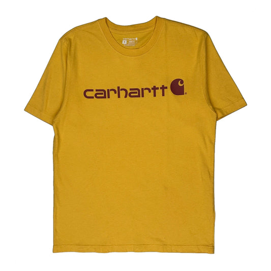 Carhartt T-Shirt - Medium Yellow Cotton