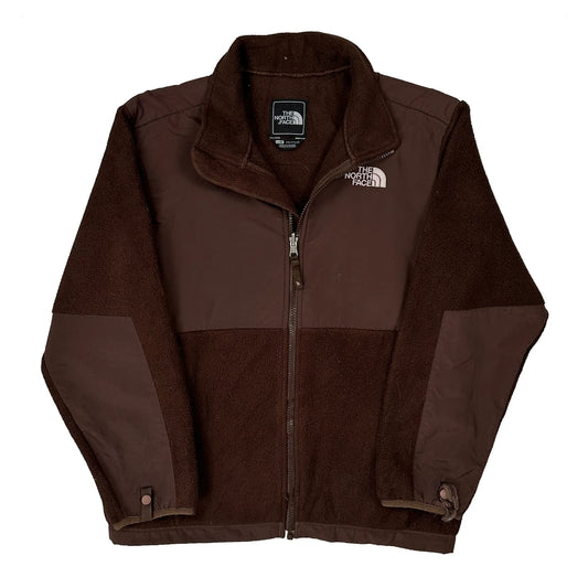 Vintage Age 14 The North Face Fleece Jacket - Large Brown Polyester