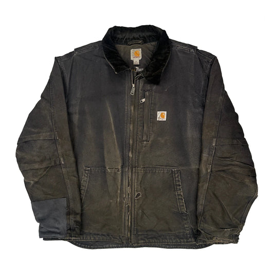 Vintage Carhartt Jacket - XL Black Cotton