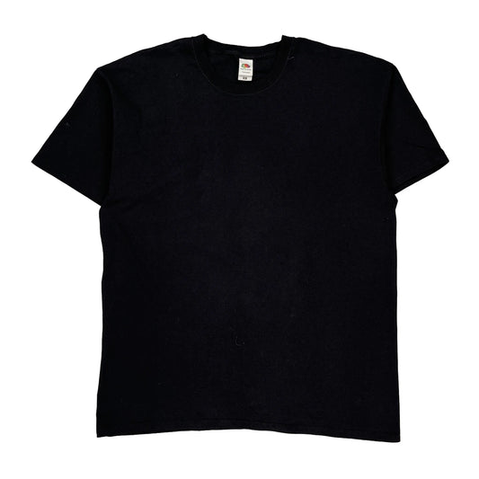 Valueweight Fruit Of The Loom T-Shirt - XL Black Cotton
