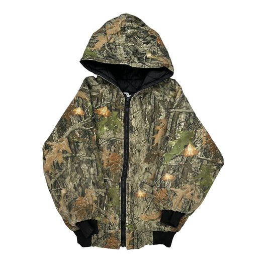 Age 11-12 Scoreboard Camo Jacket - Medium Camo Polyester