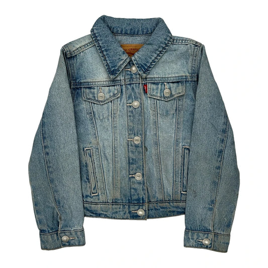 Age 5 Levis Denim Jacket - Small Light Wash Cotton