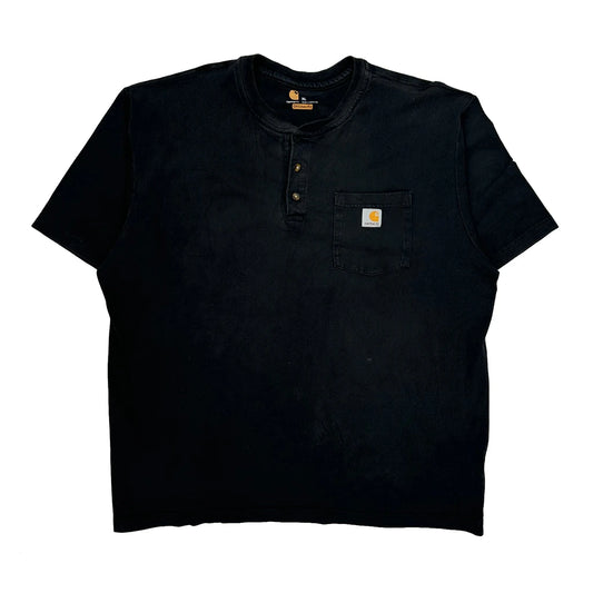 Vintage Carhartt T-Shirt - XL Black Cotton