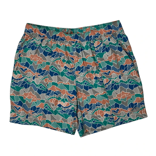 Vintage The North Face Shorts - Large Multicoloured Polyester