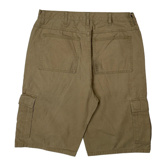 Vintage Wrangler Cargo Shorts - 34W 11L Khaki Cotton