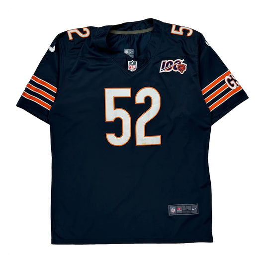 Vintage Chicago Bears Nike Nfl Jersey - Large Navy Polyester