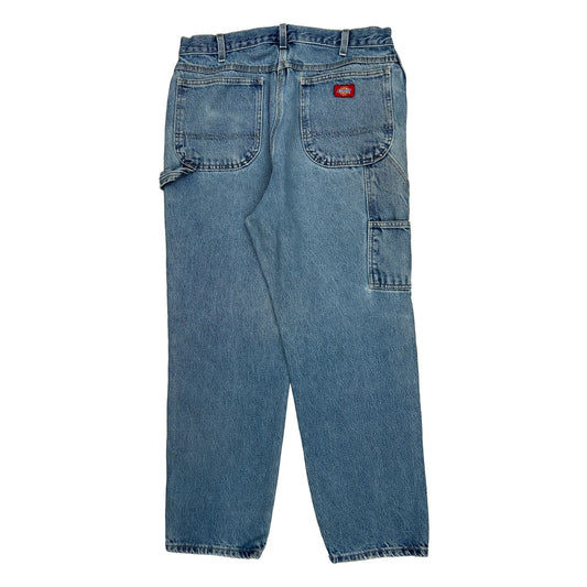 Dickies Carpenter Jeans - 32W 30L Blue Cotton