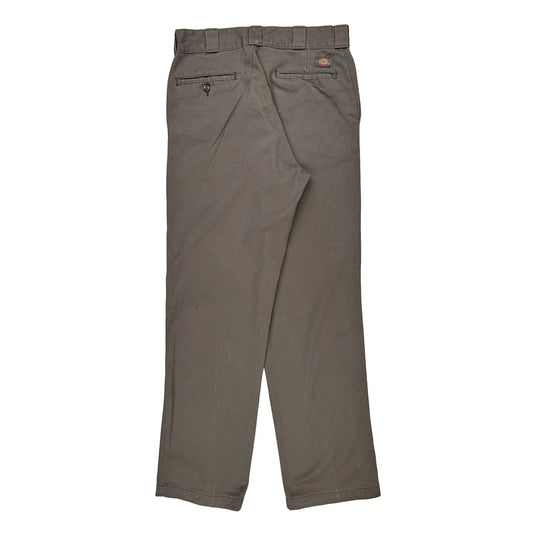 Dickies Trousers - 32W 31L Brown Cotton Blend