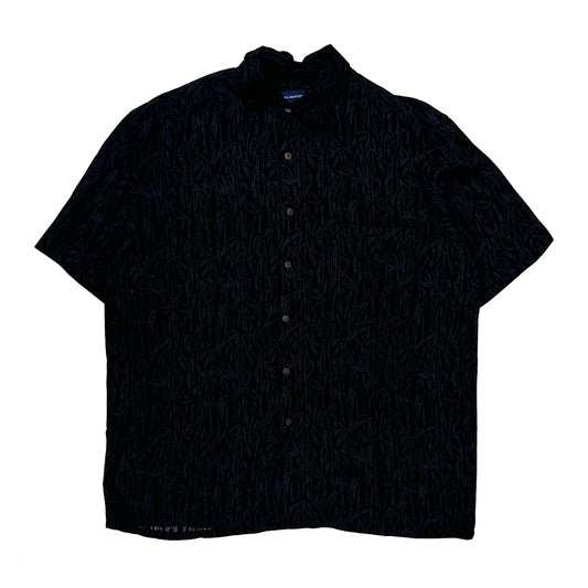 John Ashford Shirt - Large Black Viscose