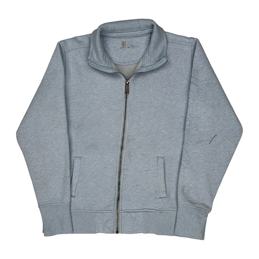Carhartt Zip Up - Large Blue Cotton