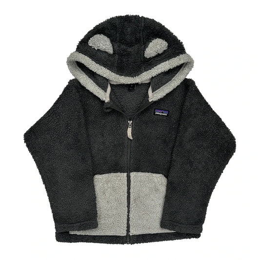 Vintage Age 5 Patagonia Hoodie - Small Black Polyester