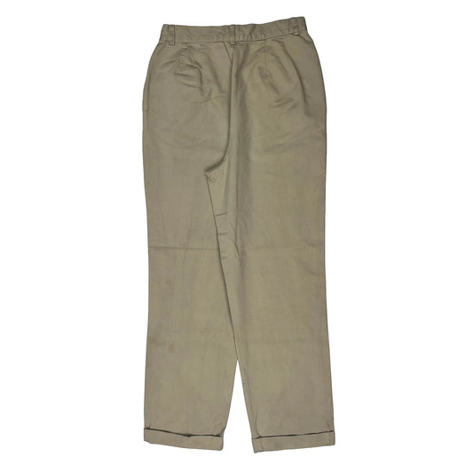 Polo Sport Pleated Trousers - 28W UK 10 Beige Cotton