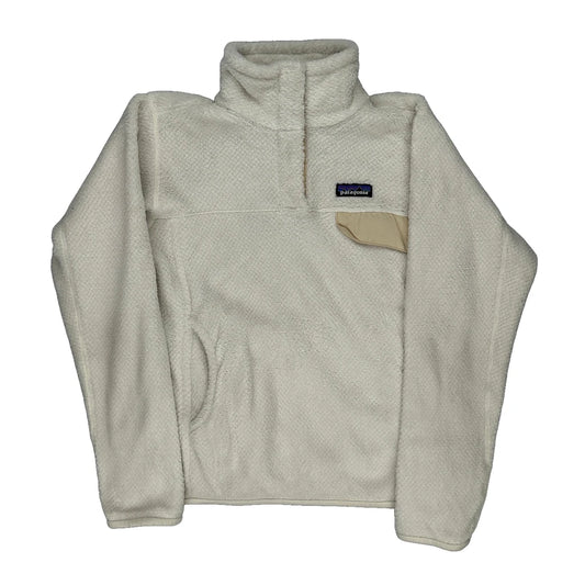 Patagonia Fleece - Small Cream Polyester