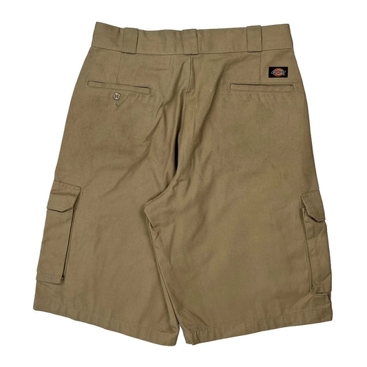 Vintage Dickies Cargo Shorts - 32W 13L Khaki Cotton