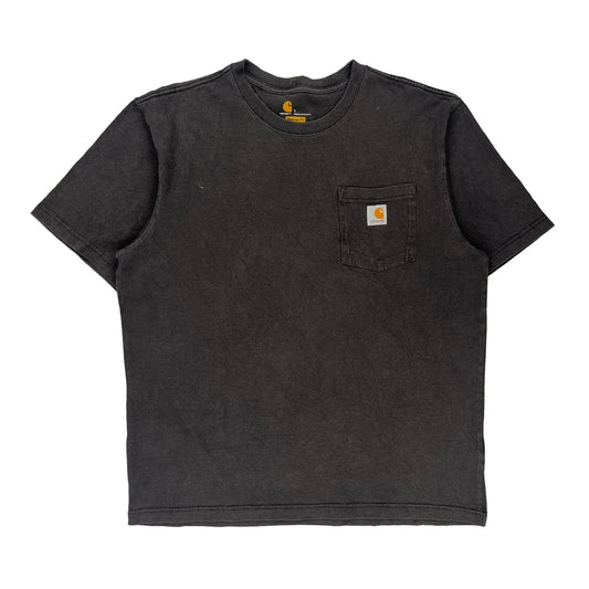 Carhartt T-Shirt - Large Black Cotton