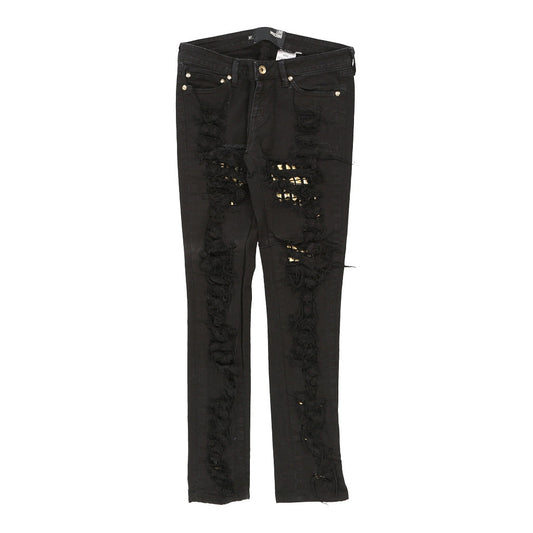 Love Moschino Skinny Jeans - 30W UK 8 Black Cotton Blend