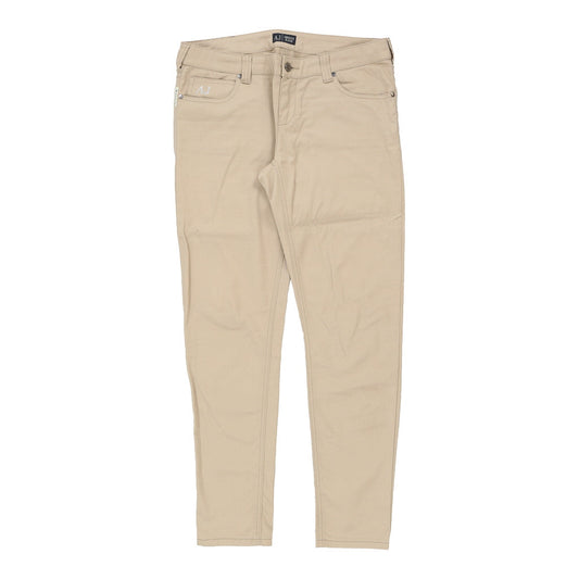 Armani Jeans Jeans - 36W UK 14 Beige Cotton