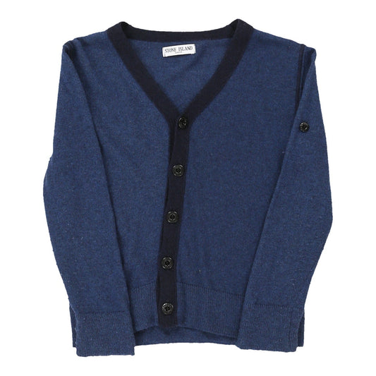Age 6 Autumn / Winter 2010 Stone Island Cardigan - Small Blue Cashmere Blend