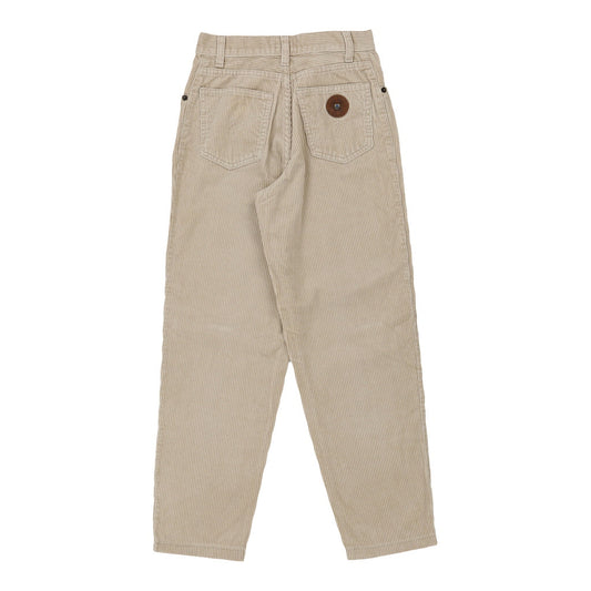 Junior Moschino Cord Trousers - 24W 25L Brown Cotton