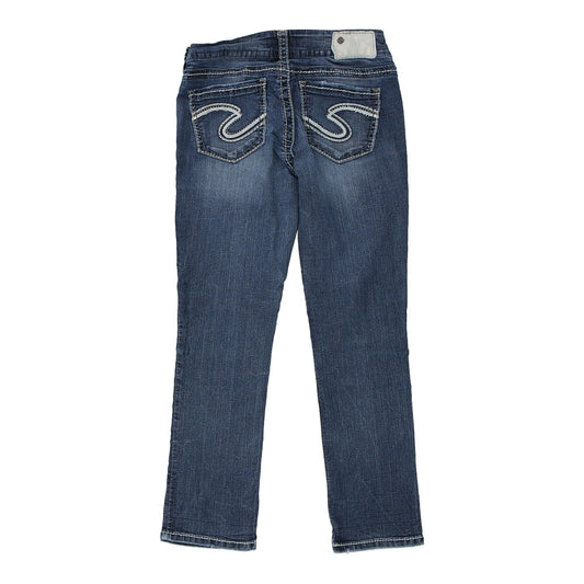 Vintage blue Age 10 Silver Jeans - girls 28" waist