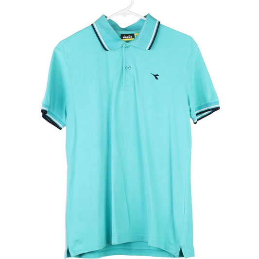 Vintage blue Diadora Polo Shirt - mens medium