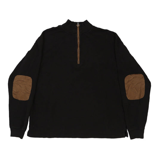 Vintage black Woolrich 1/4 Zip - mens large