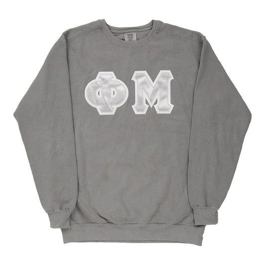 Vintage grey Comfort Colors Sweatshirt - mens medium