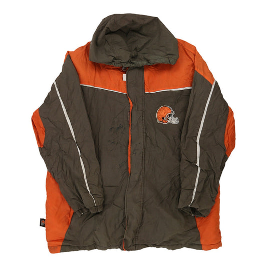 Vintage khaki Cleveland Browns Nfl Jacket - mens x-large