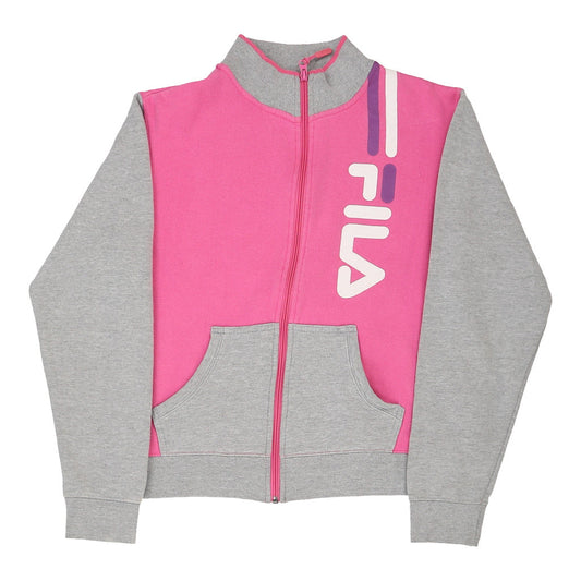 Vintage pink Age 11-12 Fila Zip Up - girls medium