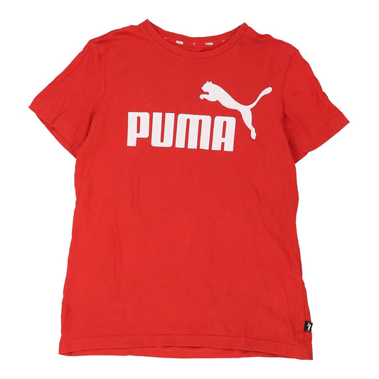 Vintage red Age 13-14 Puma T-Shirt - boys x-large