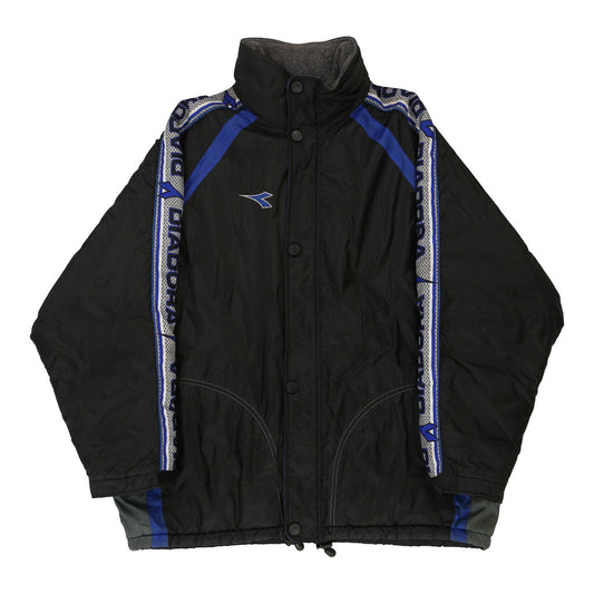 Vintage black Diadora Jacket - mens medium