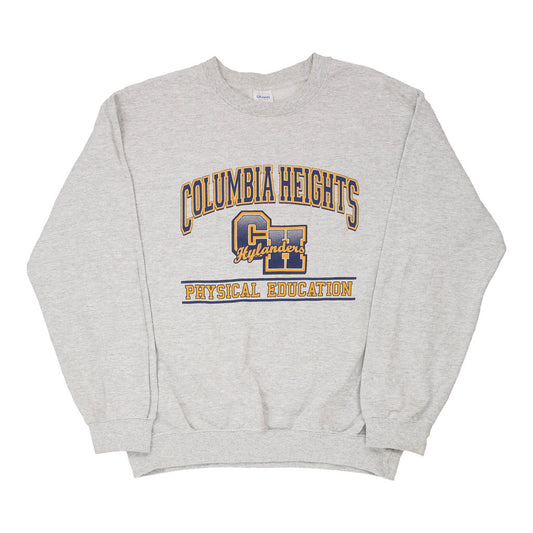 Vintage grey Columbia Heights Gildan Sweatshirt - mens medium