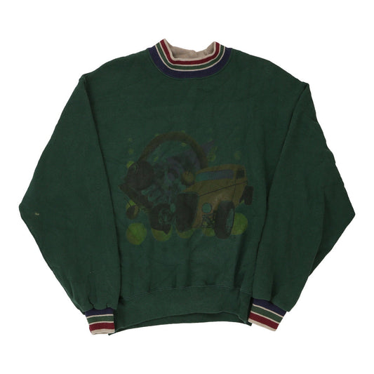 Vintage green Made in USA  Jerzees Sweatshirt - mens medium