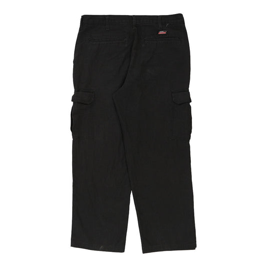 Vintage black Dickies Cargo Trousers - mens 35" waist